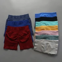 Impact Shorts Low Ribbed Waist Band Yoga Shorts Seamless Scrunch Bum Workout Gym Shorts Booty Hight Stretch Running Shorts 1