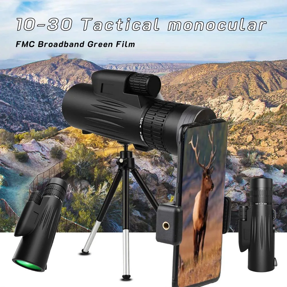 10-30x42MM Zoom monokularowy teleskop ze statywem i klips daleki zasięg na zewnątrz monokle HD do obserwacji ptaków w podróży kempingowej 19 S13eda31999294b7d813f093ca431ac4bA 10-30x42MM Zoom monokularowy teleskop ze statywem i klips daleki zasięg na zewnątrz monokle HD do obserwacji ptaków w podróży kempingowej