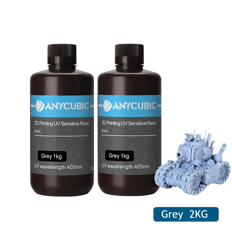 ANYCUBIC 405nm UV Resin for LCD 3D Printer Quick Curing UV Sensitive Resin Liquid Printing Materials for Photon Mono X M3 Max plastic used in 3d printing 3D Printing Materials