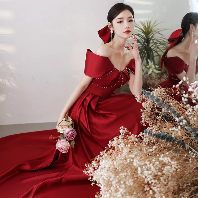 31 Beautiful Red Wedding Dresses We're Obsessed With