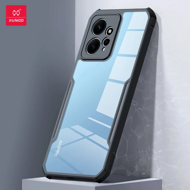 Xundd-funda para Xiaomi Redmi Note 12, carcasa a prueba de golpes,  protección de lente, cubierta trasera para Redmi Note 12, 4G/5G, versión  Global - AliExpress