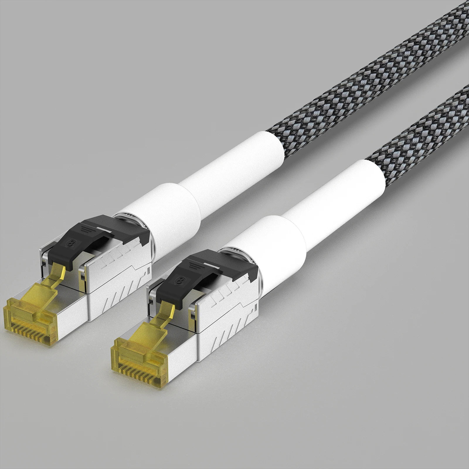 Monosaudio 99.998% OFC  ̴ ̺, Cat8 ӵ  ̺, RJ45 Ʈũ ġ ̺, ļ 