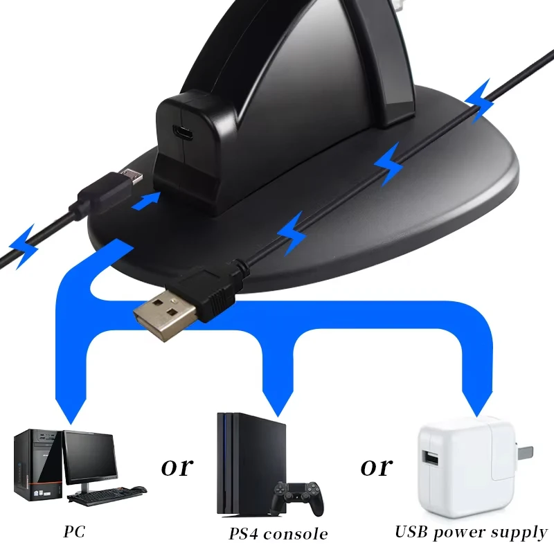 Dual USB LED Charger Dock Station