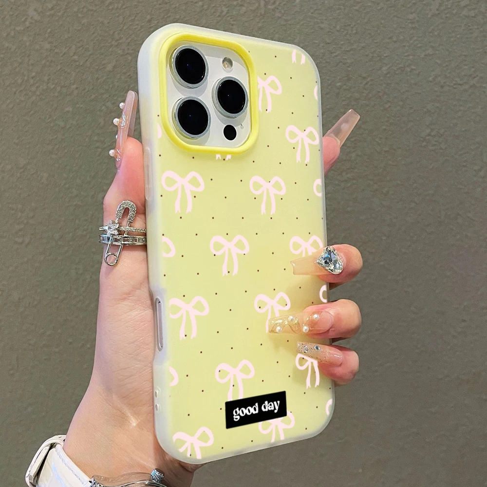 Bowknot Polka Dot Phone Case Cover