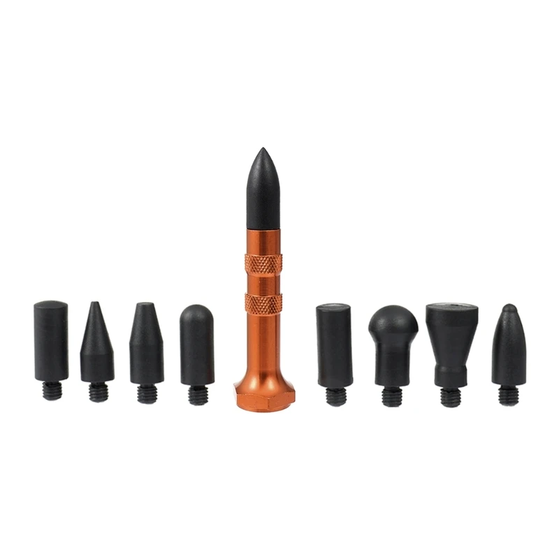 

Professional Car Body Dent Repair Tool Tap Down Pen with Rubber Heads Universal