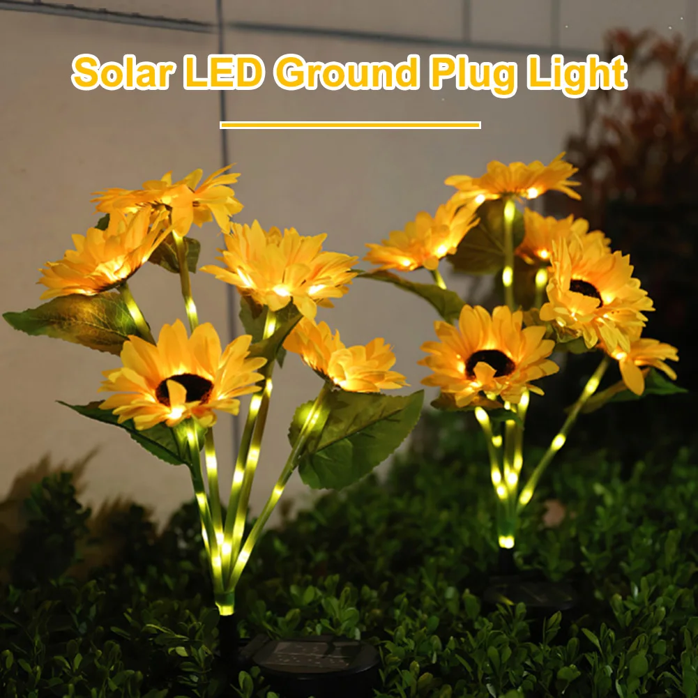 Solar Powered Outdoor Garden Light LED Stake