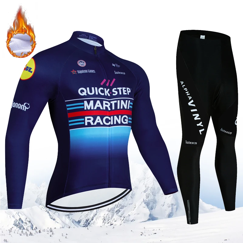 Tuta Da Ciclismo VINYL Completo Invernale – Set Da Ciclista Uomo/Donna MTB Bici