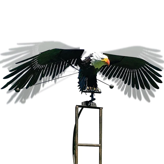 Hamis Repülõ Hawk Dekoráció Madárszobrok Eszközök Megijesztik A Madarakat Riasztó Dísz Kerti Madárijesztõ Udvari Madár Relevel Sas - Image 5