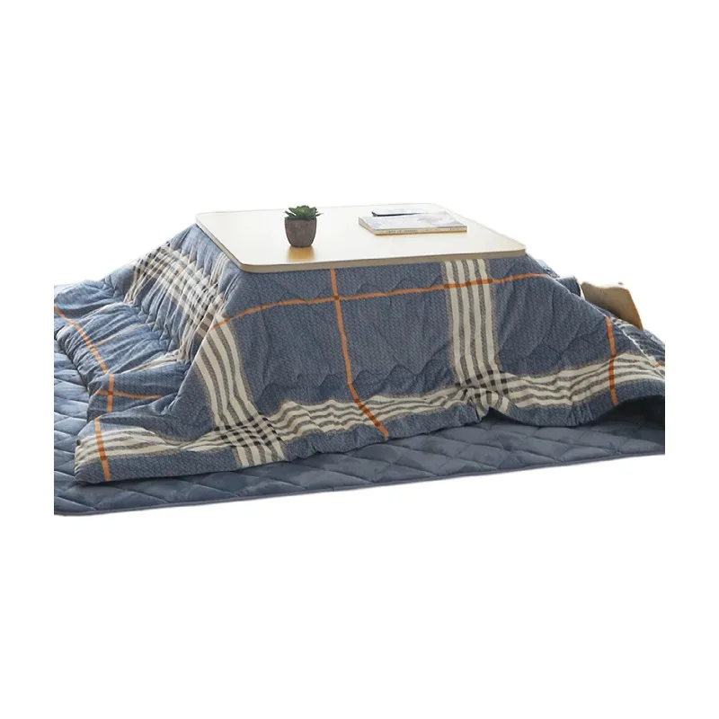 2 Pz/Set 190X190Cm Lavabile Kotatsu Futon & Materasso Patchwork Cotone Morbido Trapunta Amichevole Copritavolo Giapponese Kotatsu