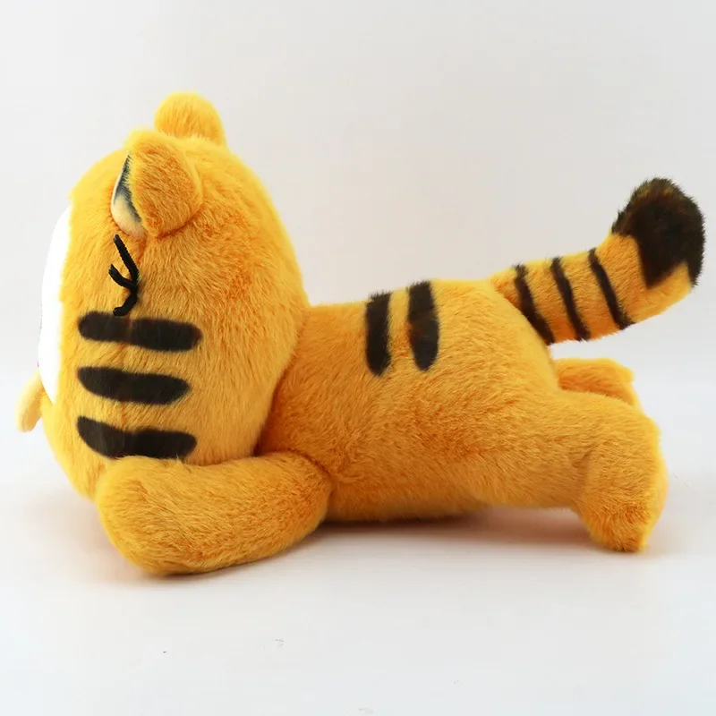 1/5pc Yellow Striped Cat Plush Toys Cute Action Figure Doll Cushion Pillow Kawaii Children's Birthday Gifts Sleeping Accompany T - Image 4