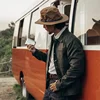 Red Tornado Waxed Supply Jacket with Blanket Lining Rugged Style Mens Outerwear 2