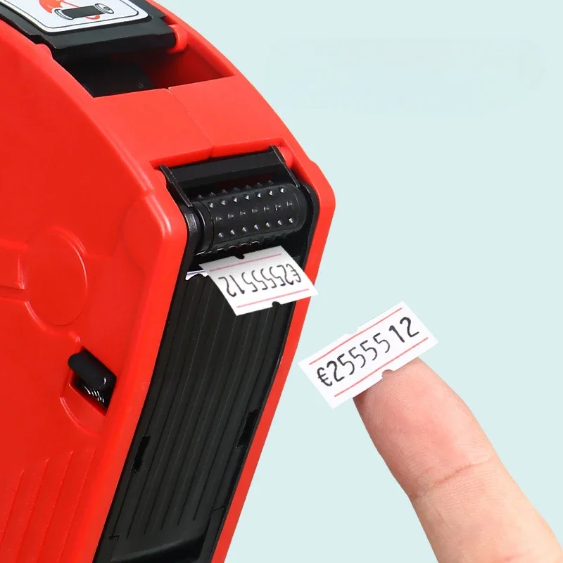 Description Picture 6 of itemMX-5500 8 Digits Handheld Price Tag Gun with 1 Ink Coding Machine Price Label Gun for Retail Stores Supermarket $ € £ ₽ Kg