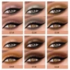 QIBEST Double-head Glitter Liquid Eyeshadow Contour Blush Pigment Silkworm Shimmer Matte Natural Cheek Shadow Cream Eyes Makeup 2