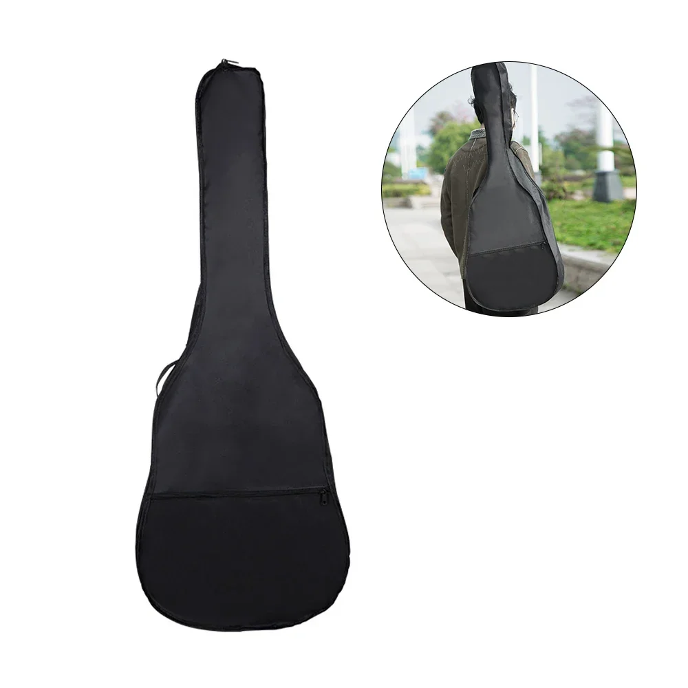 

41 Inch Guitar Bag Universal Classic Acoustic Guitar Case Double Straps Pad Cotton Oxford Thicked Soft Waterproof Backpack