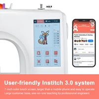 POOLIN EOC06 Single Head Computerized Embroidery Machine – Large 7.9" x 11" Embroidery Area for Business Use - Image 3