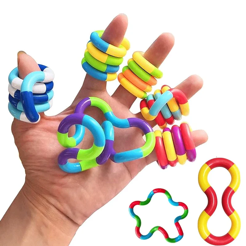 Tangle Fidget Toy for Anxiety Relief and Fine Motor Skills Development