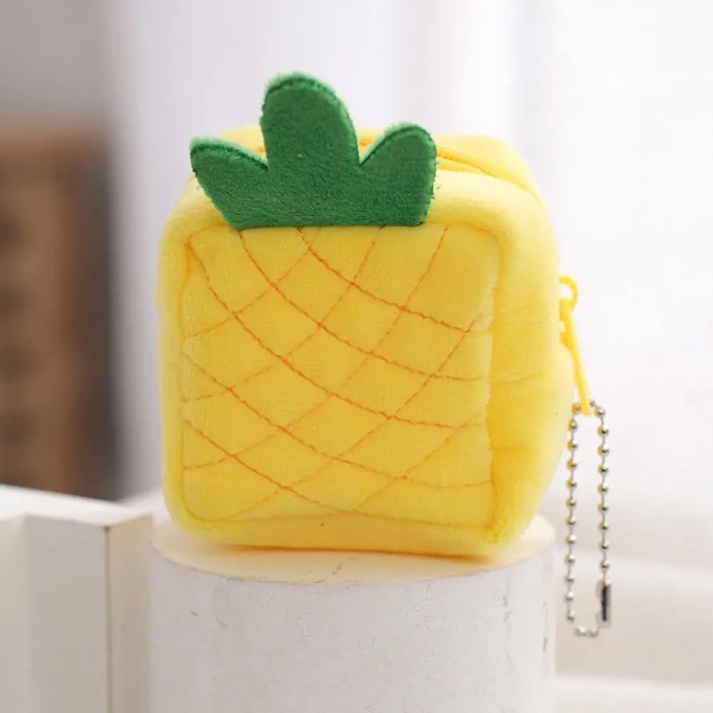 

Mini Storage Case Student Backpack Pendant Keychain Avocado Bag Pendant Women Wallet Cartoon Fruit Coin Purse Small Storage Bag