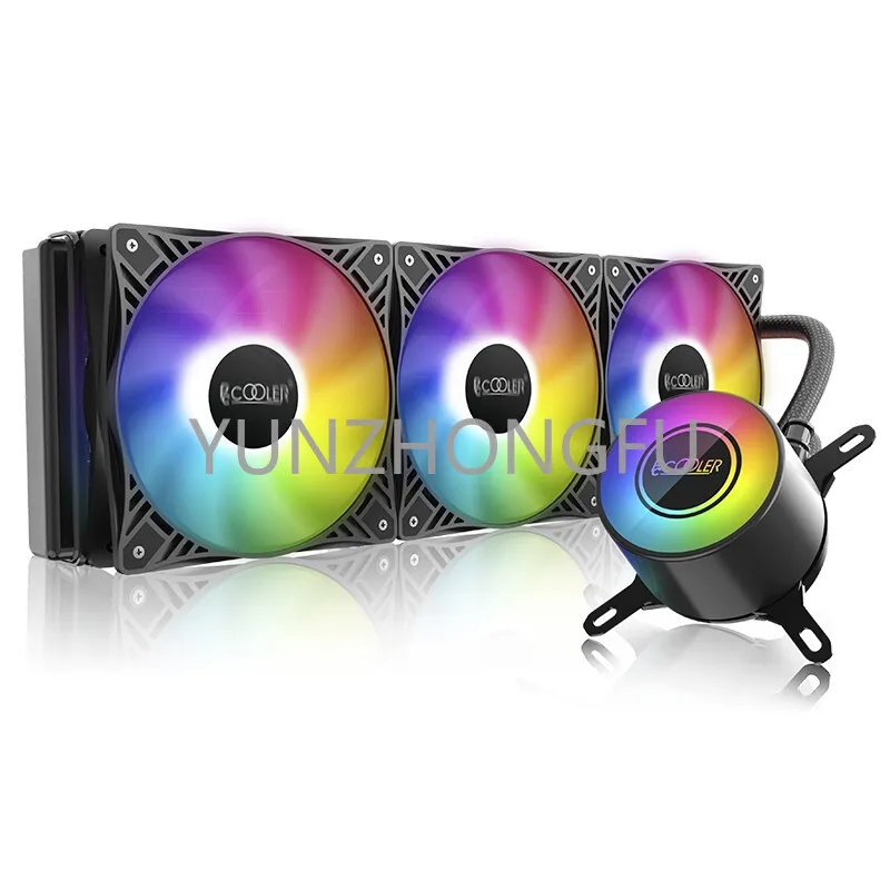 

Ultra-Frequency Three-Wave 360pro Integrated Water-Cooled Radiator Cpu Fan Desktop Temperature Control by Computer Argb