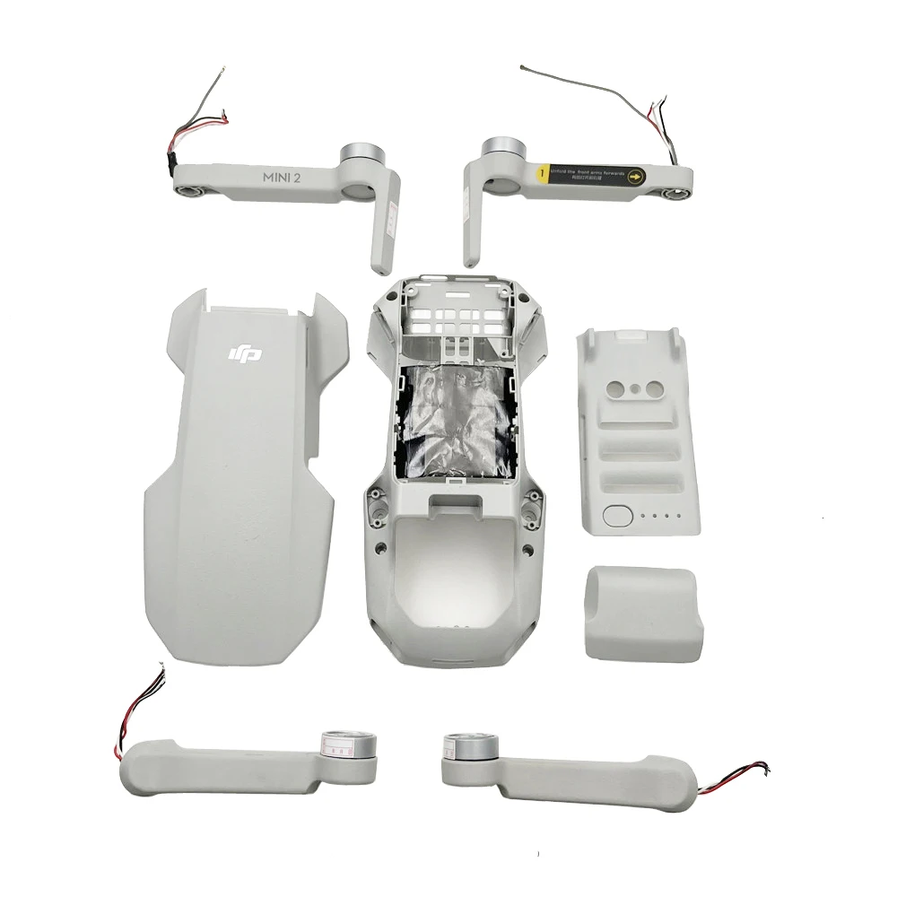 Like New Body Shell Motor Arm for DJI Mini 2 Upper Cover MIddle Frame Bottom Shell Front/Rear Left/Right Arms Spare Part In Stoc