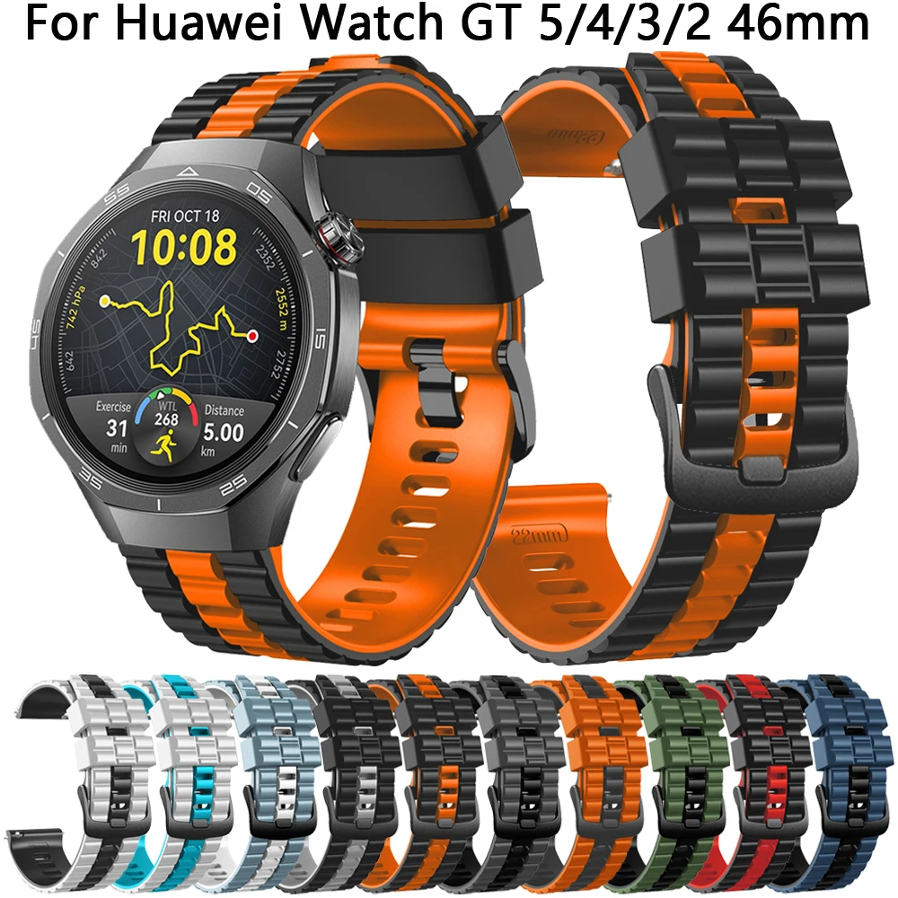 Versatile 22mm Silicone Watch Band - Stylish Strap