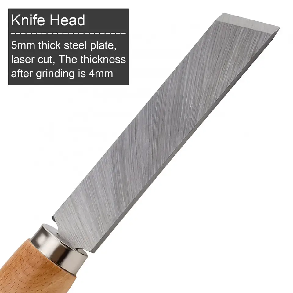 12 pcs Sgorbie Tornio Legno, Set di Scalpelli per Legno Professionale per Falegnami Intagliatori