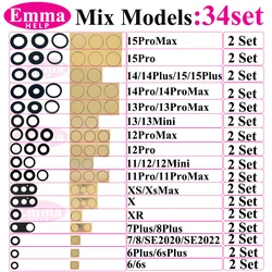 Premium Back Camera Lens Glass Replacement - 34 Sets (34set 15PM to 6)