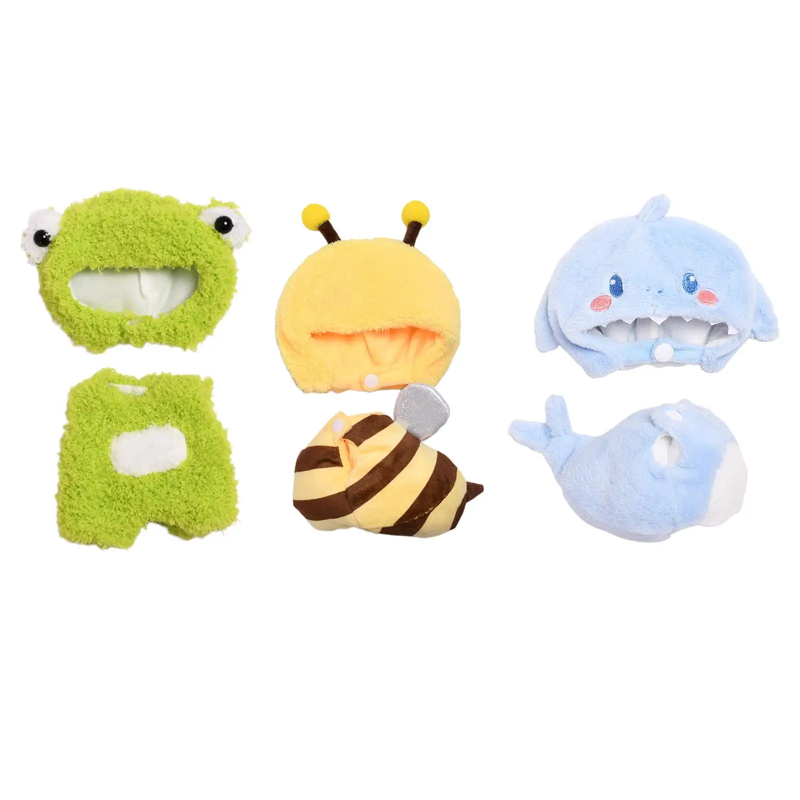 

Doll Clothes Pendant Doll Clothing Cute Costume Accessories Comfortable Dress up Soft Detachable Decoration Headwear Bodysuit