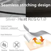 Corset amincissant enduit de glaçage argenté pour homme, vêtements de survêtement pour homme, compression, réduction de la transpiration, sauna, entraîneur de taille pour Y, 1 pièce 2