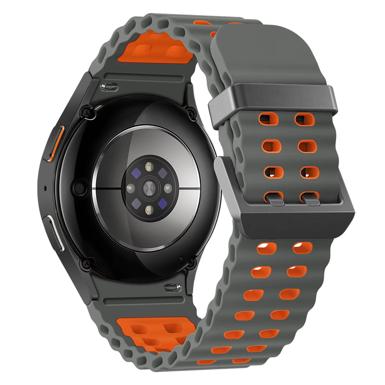 Marine Band No-Gap Sport Silicone Bracelet for Smartwatches 44mm/40mm