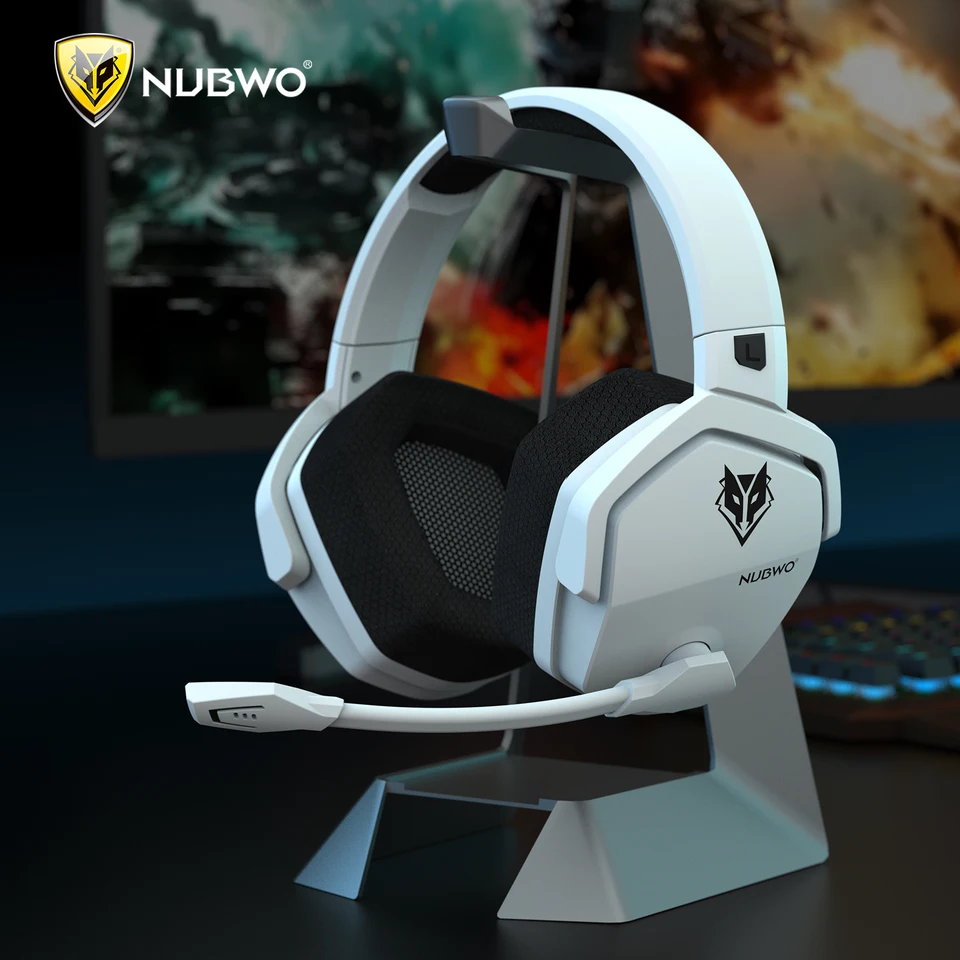 Auriculares inalámbricos duales NUBVO G06 con micrófono para PS5, PS4, PC, móvil y Switch. Auriculares para juegos con Bluetooth 5.3 de 2,4 GHz._voghion.com