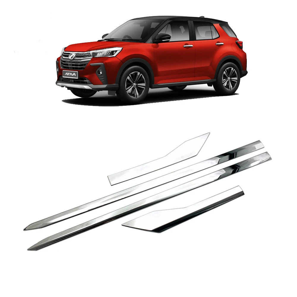 

Auto Exterior Accessories ABS Chrome Door Side Moulding Trim Strip For Perodua ATIVA