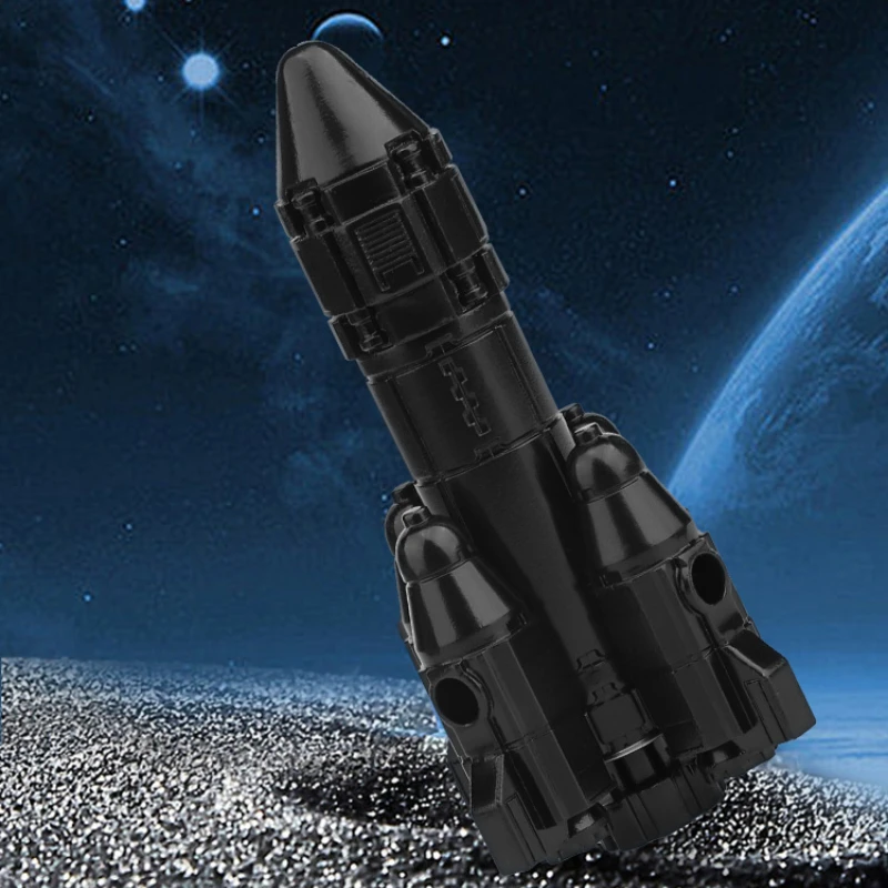 Metal Explorer Rocket Gyro Toy Black Tech Stress Relief Finger Rotation Antistress Adult Gift Fidget Spinner Art Desk Ornaments