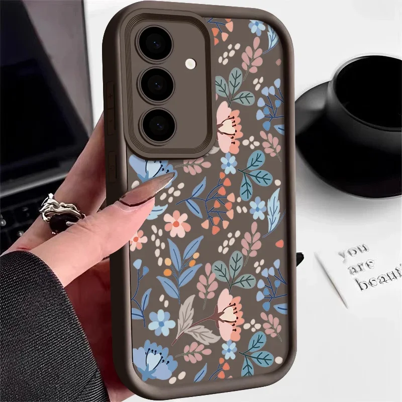 Silicone Art Flower Cartoon Shell Phone Case