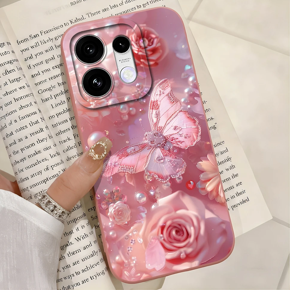 Fresh Summer Vibe Phone Case with Smooth Camera Protection and Soft Silicone Bumper