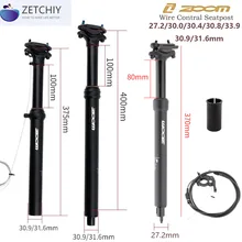 Mtb bicycle height Dropper Seatpost Hydraulic Wire contral 80 100mm Stroke 27.2 28.6 30.0 30.4 30.8 30.9 31.6 33.9mm bike tube