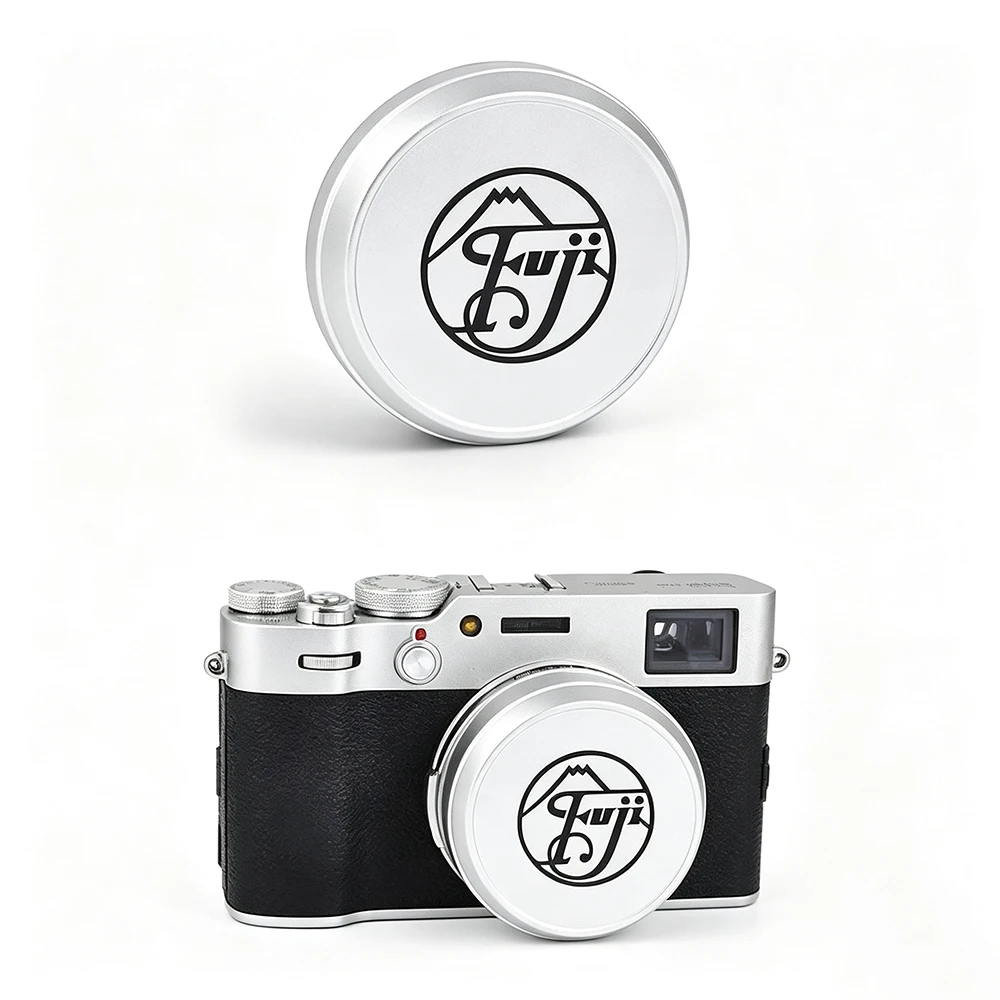 Premium Aluminum Camera Lens Cap with EVA Soft Lining - Fuji Accessories