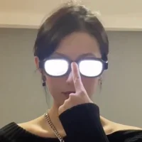 Halloween Funny Detective Conan Cosplay Led Light-Emitting Glasses Props Adult Children Conan Performance Props Toys Gift 2