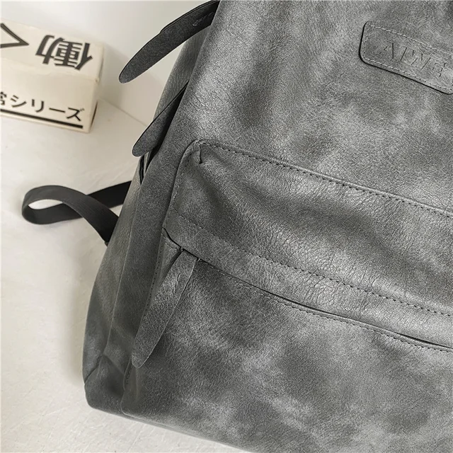 CoCopeaunts Fashion Boy Girl PU Luxury Backpack Travel Female Leather  College Bag Cool Women Men Brand Backpack Lady Laptop Cute Student Bag