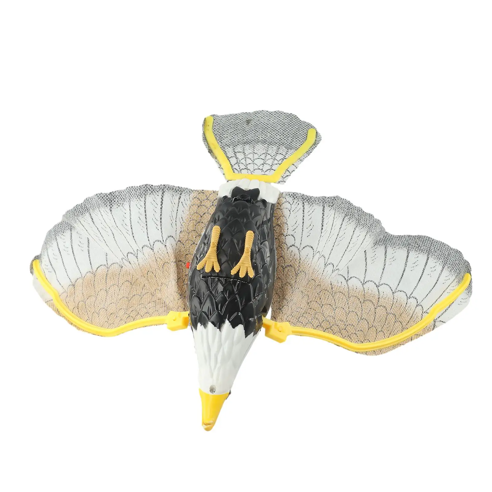 

Flying Bird Electric Hawk Farm Garden Deterrent Eagle Easy To Install Flying Falcon Hunting Hanging Eagle Realistic Design