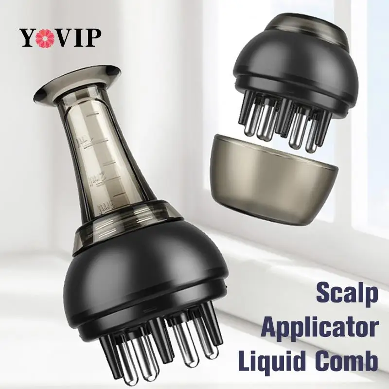 

1-4ml Scalp Applicator Massage Comb For Head Hair Growth Regrowth Liquid Serum Oil Brush Nourish Hair Roots Comb Anti Hair Lose