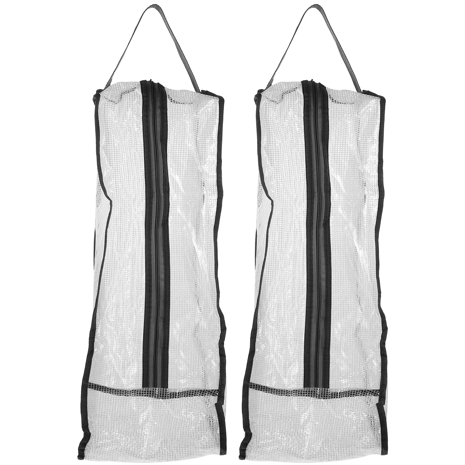 

2 Pcs Tote Bag Boot Storage Travel Crossbody Bags for Traveling Boots Pvc Pouch with Zipper
