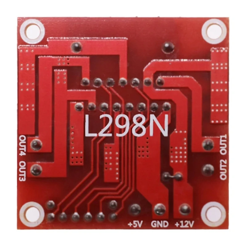 A25F-L298N Module Dual H-Bridge Stepper Motor Driver Board Module 2A/25W, Suitable For Robots And Smart Cars