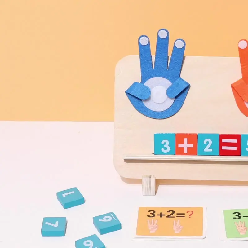 Générique Finger Counting Math Toy, Educational Clock Board