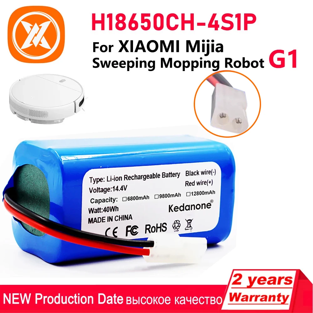 100% оригинальная запасная батарея для Xiaomi, внешняя аккумуляторная батарея для робота XIOMI MIJIA Mi Vacuum-Mop Essential G1 MJSTG1 SKV4136GL