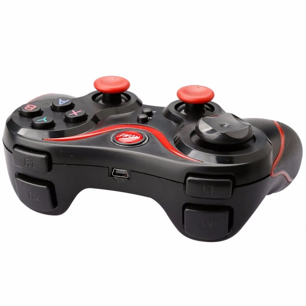 Wireless Joystick Support Bluetooth 3.0 T3/X3 Gamepad For PS3 Gaming Controller Control for Tablet PC Android Phone With Holder