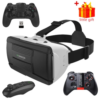 Visore VR 3D, Casco per Realtà Virtuale, Occhiali per Smartphone, Lenti Viar, Set Controller per Giochi e Video VR Smart