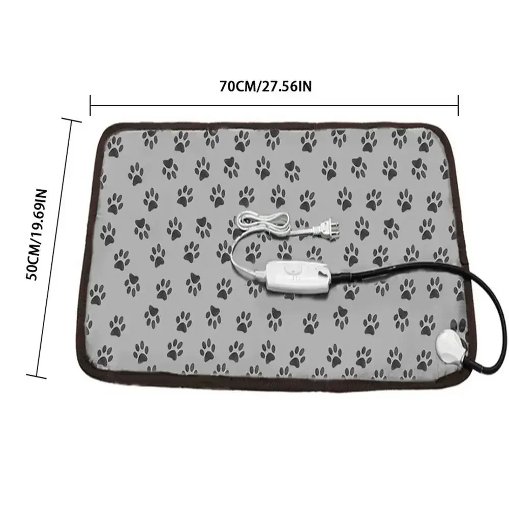 1PCS Dog and cat electric blanket heating pad pet mattress waterproof anti-bite adjustable temperature chair cushion