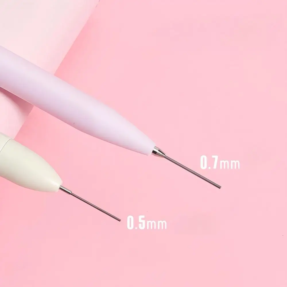 Cute Mechanical Pencil Set, 6PCS Pastel Mechanical Pencils 0.5 & 0.7mm,Aesthetic pencils for Girl Boy, Back to School Supplies 4