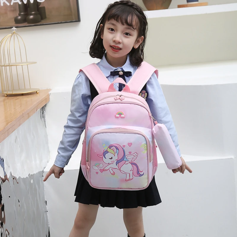 

Girl Boy Unicorn Crocodile Mermaid Primary School Large Cartoon Backpacks New Children Cute Pen Bags In Kindergarten Sac Licorne