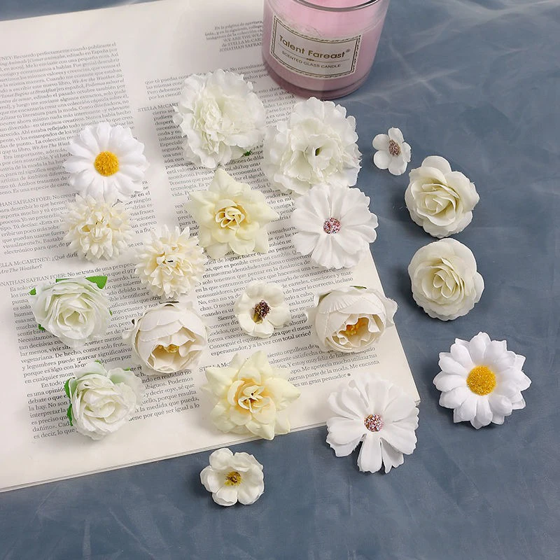 Rose künstliche Blumen für zu Hause Raum dekor Hochzeit Hochzeit Dekoration gefälschte Blumen Braut DIY Handwerk Geschenke Zubehör Ornamente – Detail 4